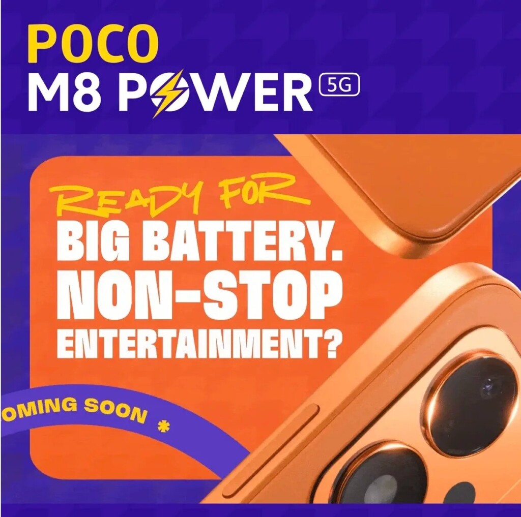 POCO M8 Power 5G, 8.000 mAh bataryayla sınırları zorlayacak