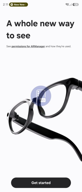 Samsung Galaxy Glasses ilk kez uygulama içinde görüntülendi