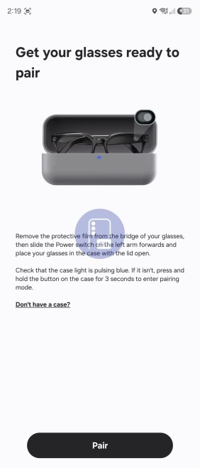 Samsung Galaxy Glasses ilk kez uygulama içinde görüntülendi