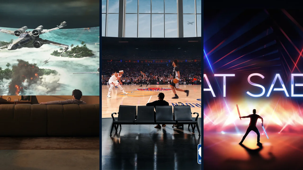 Filmler, canlı spor ve oyunlar yeni VR gözlüğüne hazırlanıyor