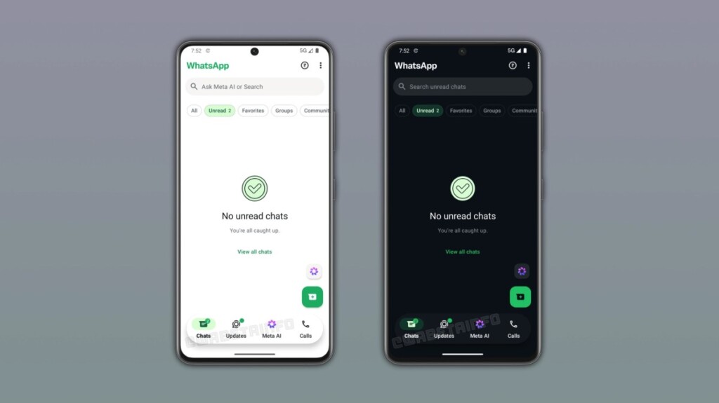 WhatsApp Android uygulaması değişiyor, yeni tasarım ortaya çıktı