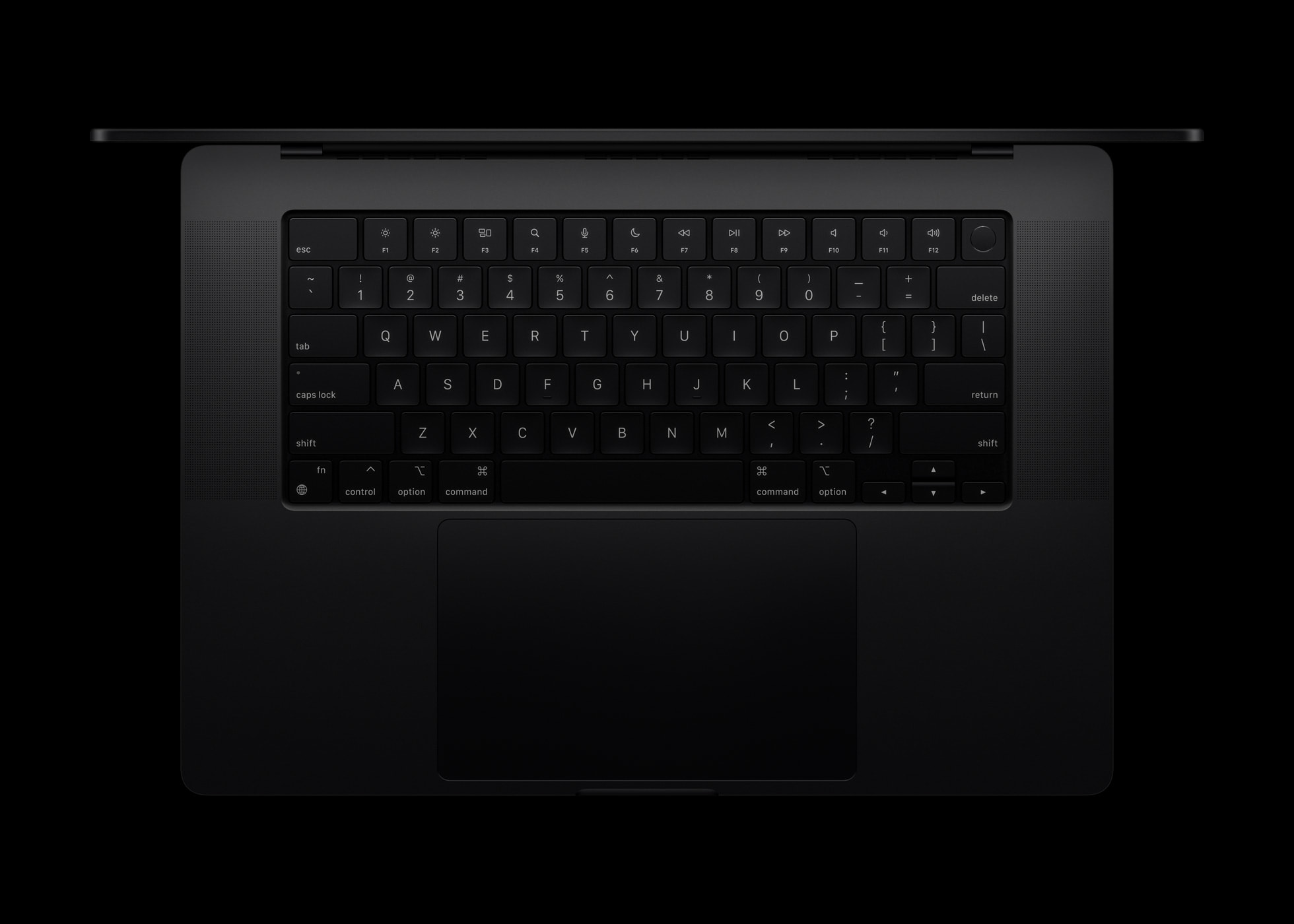M4 MacBook Pro’nun klavyesi ve geniş izleme dörtgeni