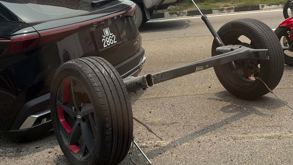 Chery OMODA 5’in arka aksı araçtan tamamen ayrıldı