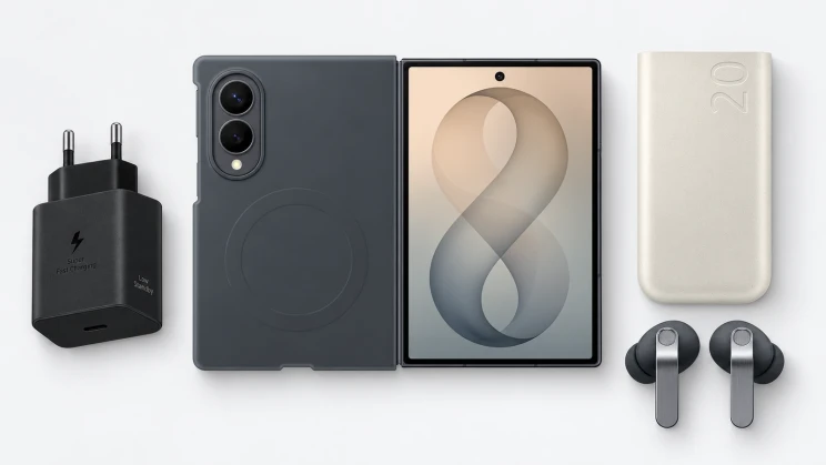 Samsung Galaxy Z Fold 8 için 10 aksesuar: Kılıf, şarj ve masaüstü kullanım seçenekleri