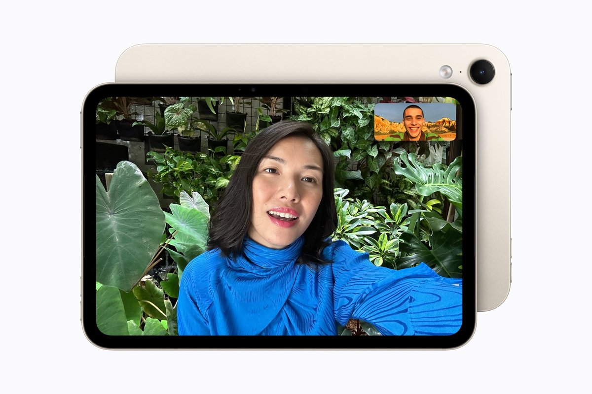 Yıldız Işığı renkli iPad mini ekranında FaceTime görüşmesi